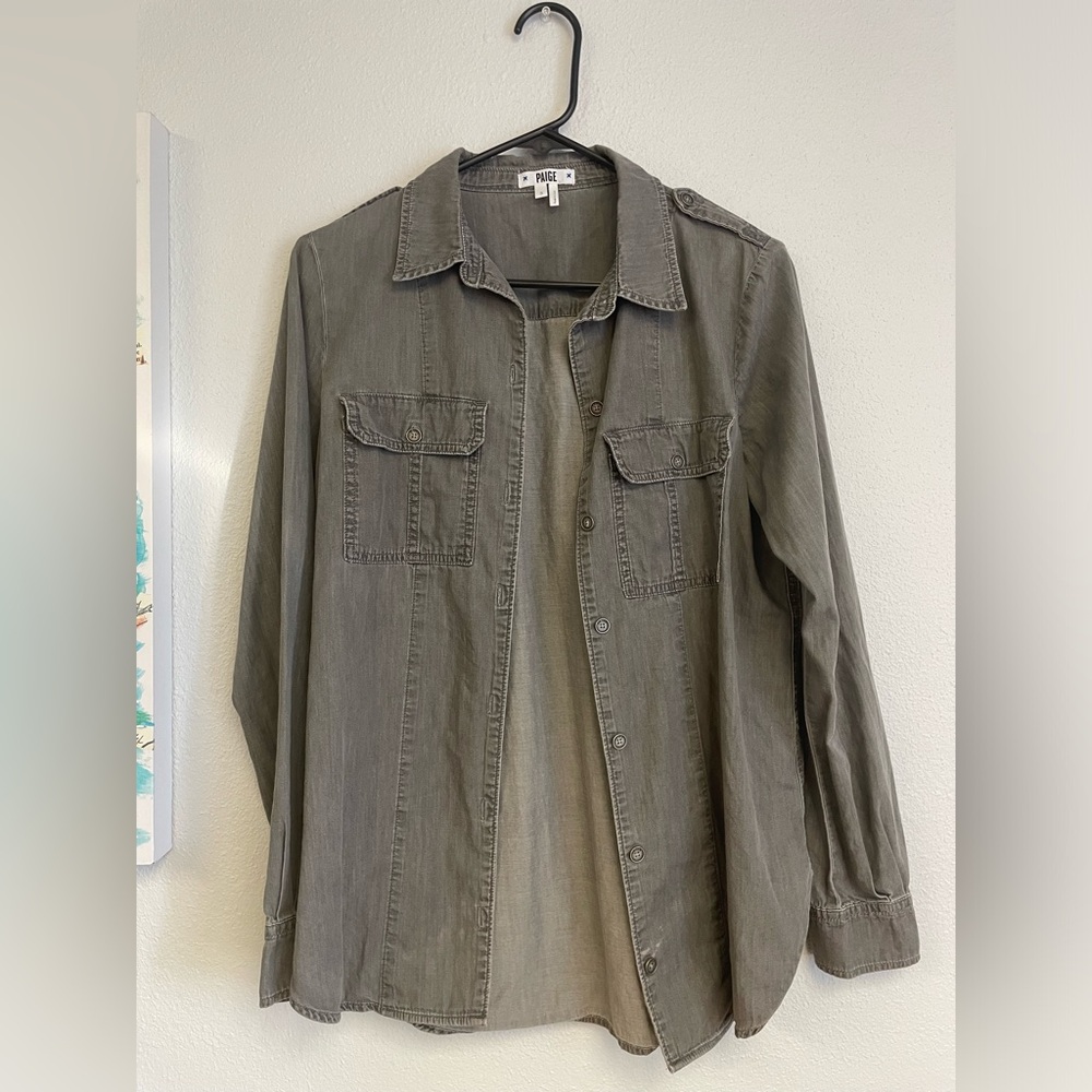 Paige button down shirt